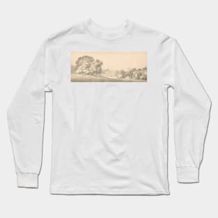 A Three Storied Georgian House in a Park by J.M.W. Turner Long Sleeve T-Shirt